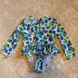 Tommy Bahama Baby Blueberry Rashguard Swimsuit | 12M